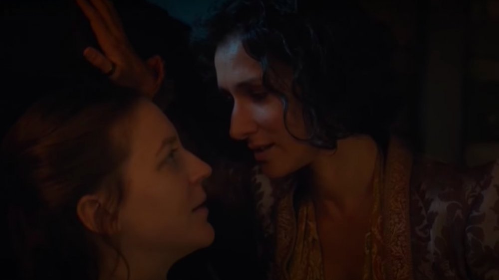 Indira Varma and Gemma Whelan's unscripted kiss on Game of Thrones