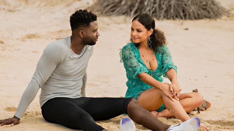 Caleb and Erica on beach