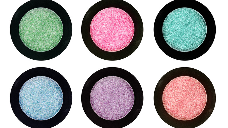 Pastel eyeshadows