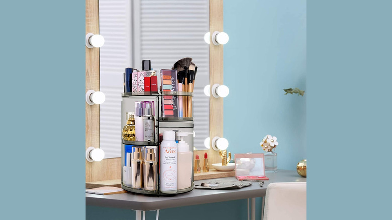 360 Degree Rotation Makeup Organizer