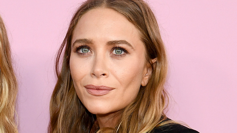 Mary-Kate Olsen showing off the makeup trend for 2020 of soft brows