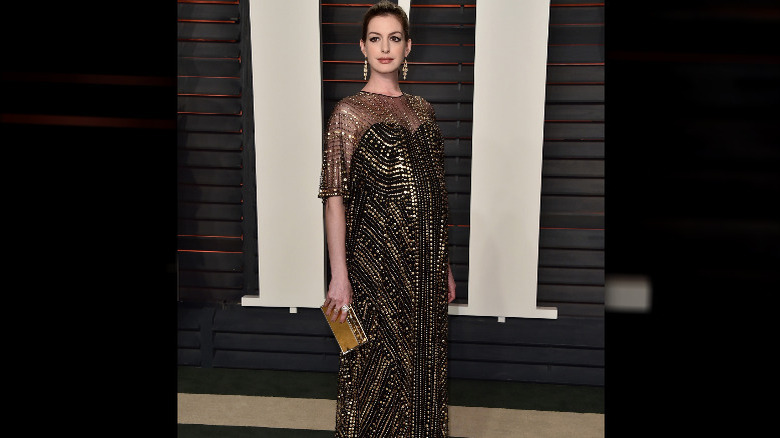 Anne Hathaway at Oscars after-party