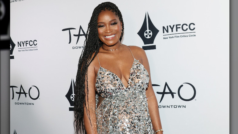 Keke Palmer smiling at event