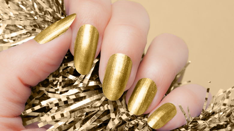 Gold nails