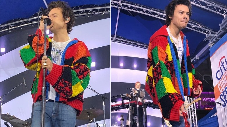 Harry Styles Today Show rehearsal