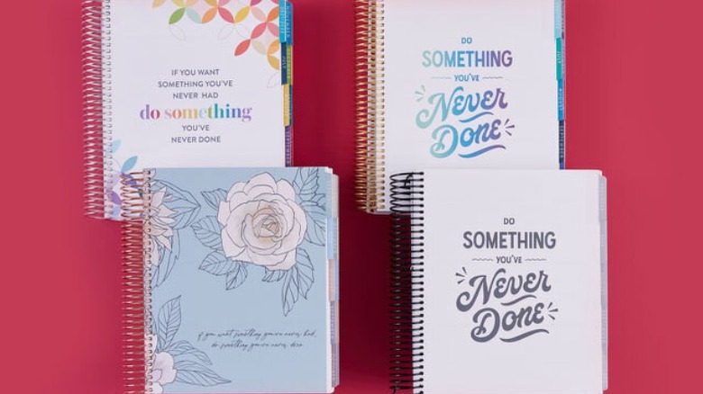 four Erin Condren planners 