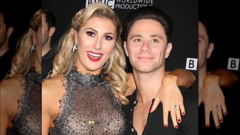 Emma Slater Sasha Farber smiling