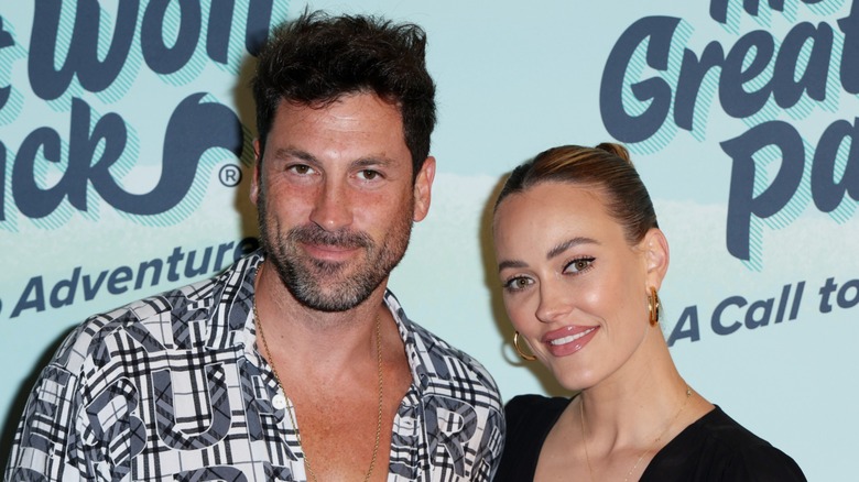 Maksim Chmerkovskiy Peta Murgatroyd smiling