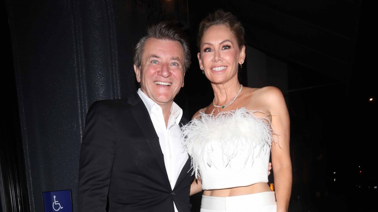 Robert Herjavec Kym Johnson-Herjavec smiling