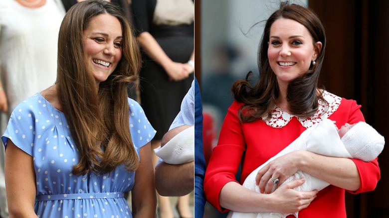 Kate Middleton with George and Louis