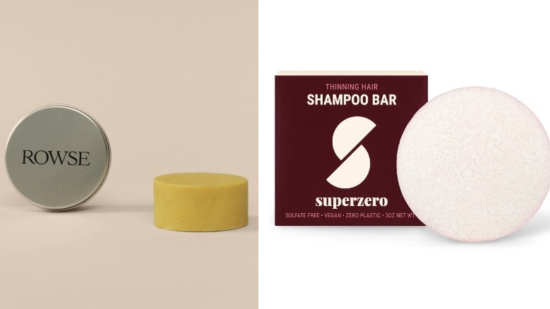 Two shampoo bar options