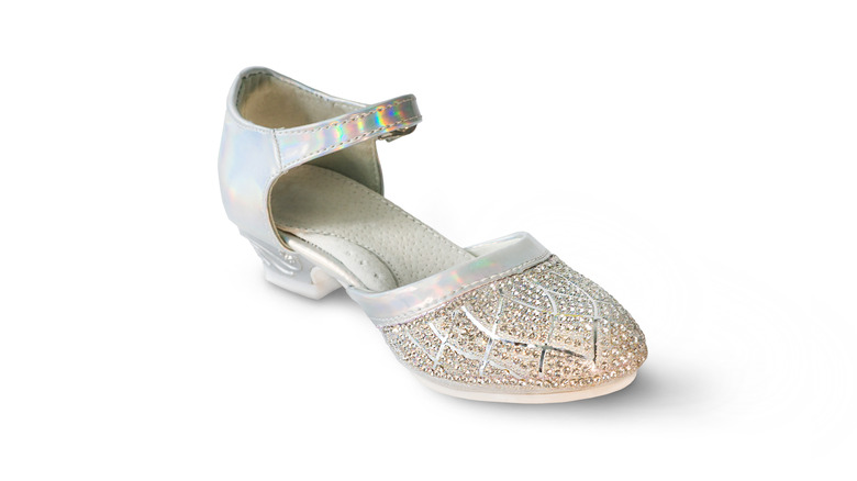 Silver women's sandal