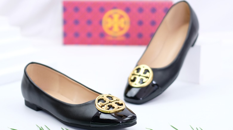 Black Tory Burch flats