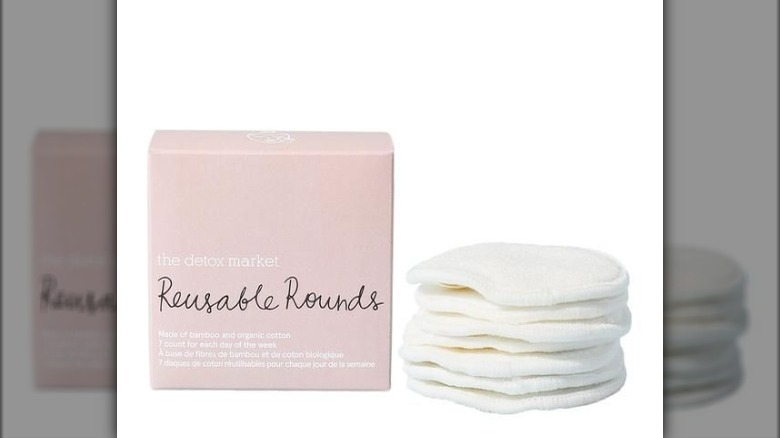 The Detox Market sustainable reusable cotton rounds