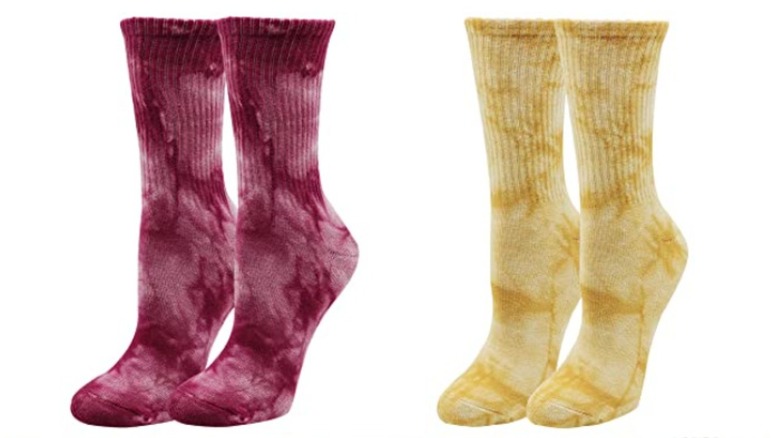 Bienvenu Tie-Dye Cotton Socks