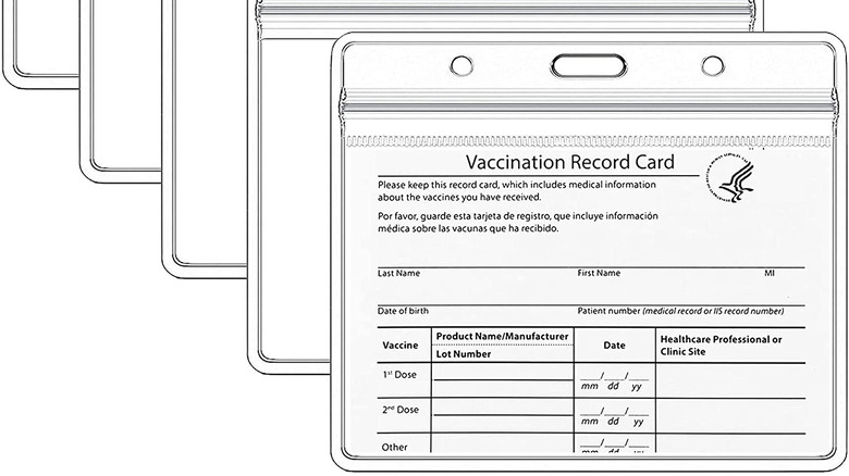 Teskyer Vaccine Card Protectors