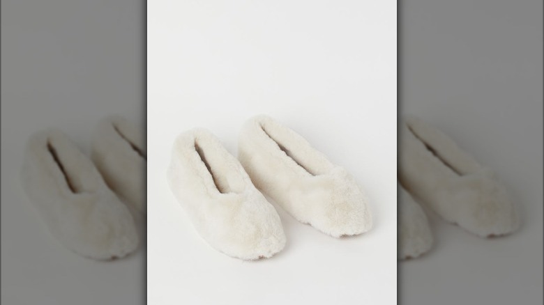 H&M Faux Fur Indoor Slippers