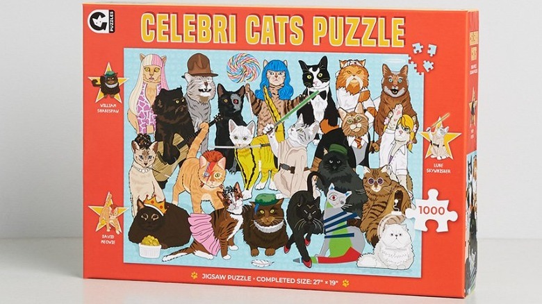 cat themed jigsaw puzzle