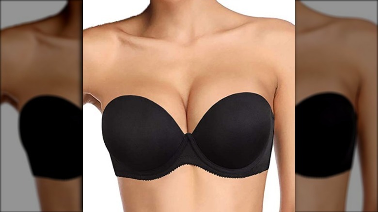 Plusexy push up strapless convertible bra