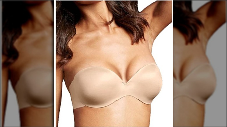 Maidenform strapless bra without underwire