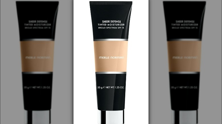 Black tubes of tinted face moisturizer