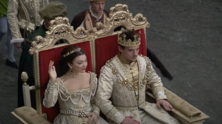 Anne Boleyn's coronation on season 2 of Showtime's "The Tudors"