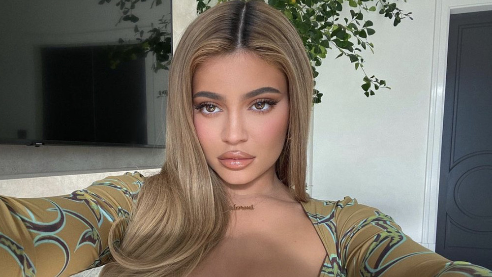 Kylie Jenner with bronde hair