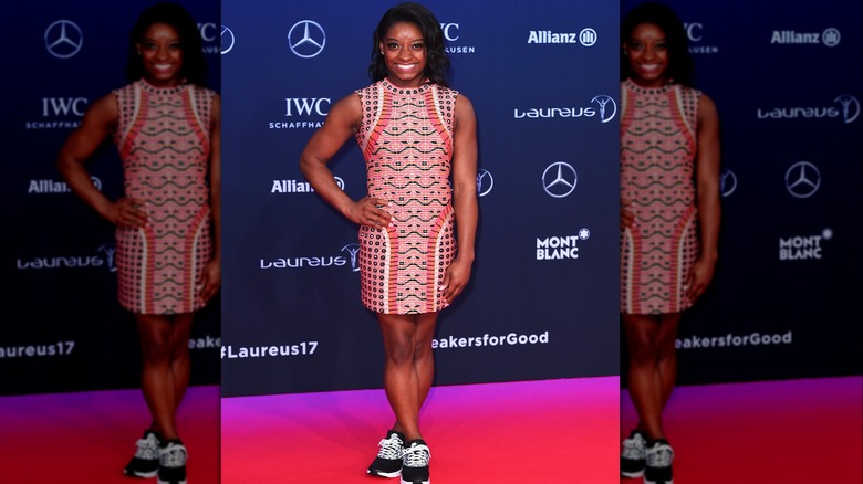 Simone Biles at the 2017 Laureus Sports Awards