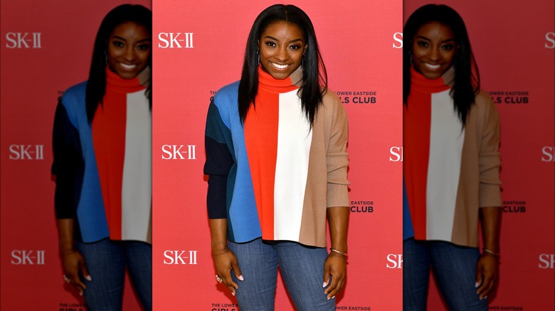 Simone BIles at the Lower Eastside Girls Club