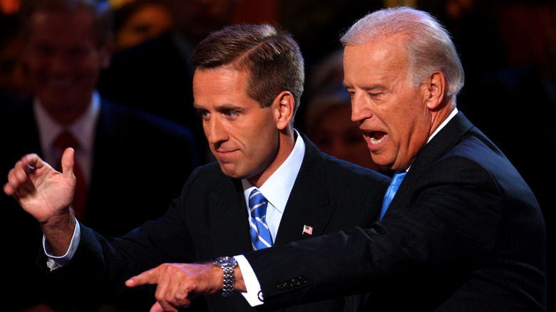 Joe Biden with son Beau