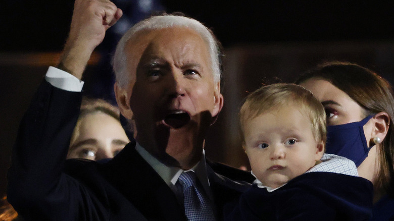 Joe Biden and grandson