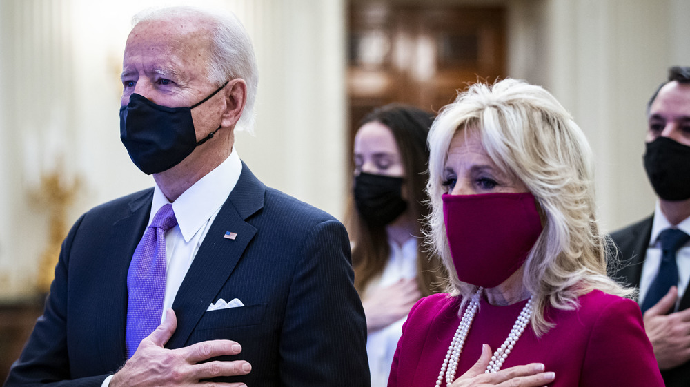 Bidens at traditional prayer service