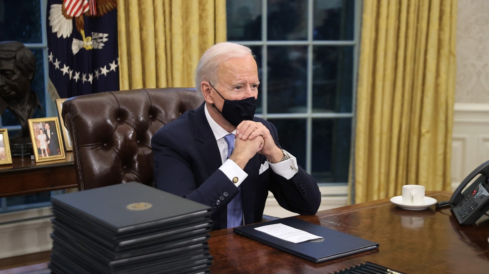 Biden's Oval Office Already Looks A Lot Different Than Trump's. Here's Why