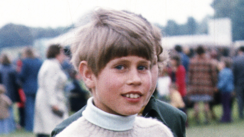 Prince Edward as a boy