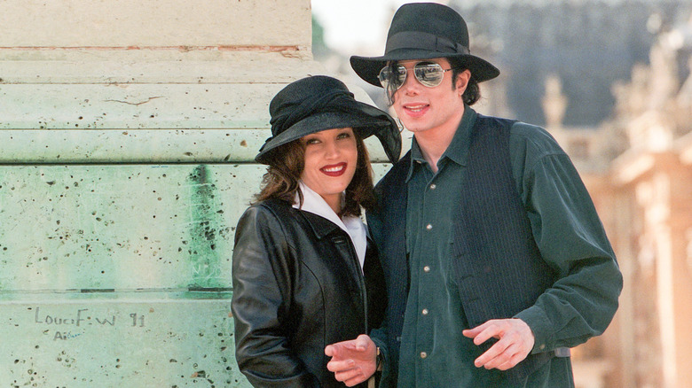 Lisa Marie Presley and Michael Jackson