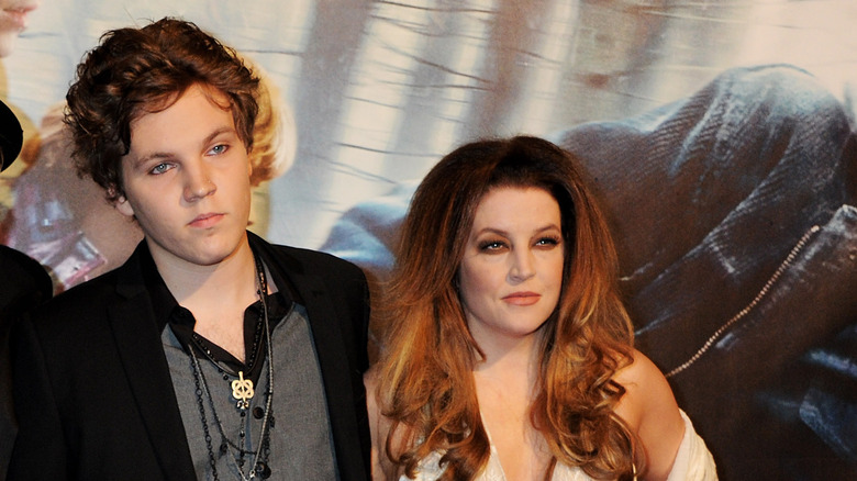 Lisa Marie Presley and son Benjamin Keough