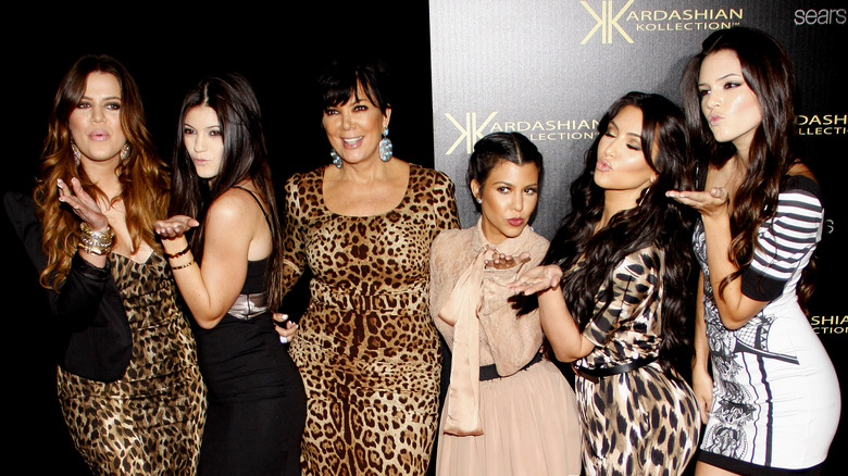The Kardashian sisters and Kris Jenner