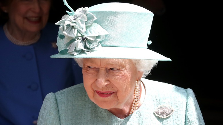 Queen Elizabeth at event