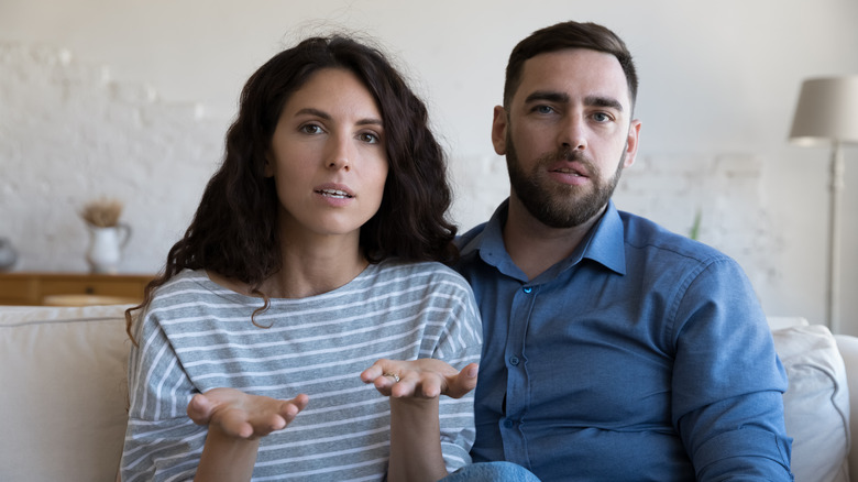 A couple in therapy