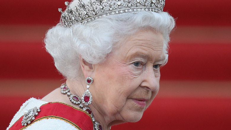 Queen Elizabeth II at a royal event 