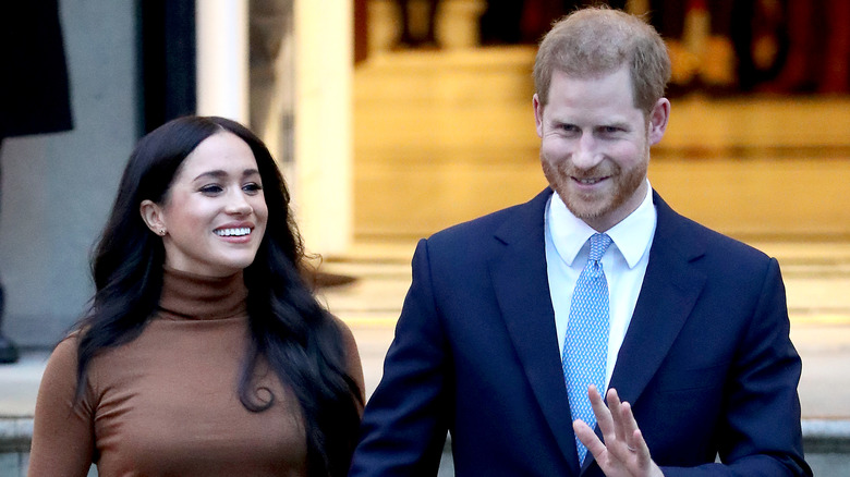 Prince Harry and Meghan Markle at a royal event