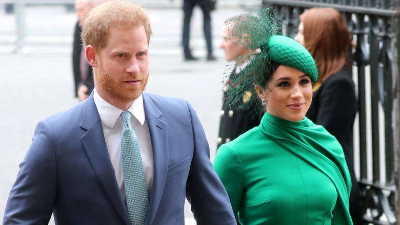 Prince Harry and Meghan Markle at a royal event