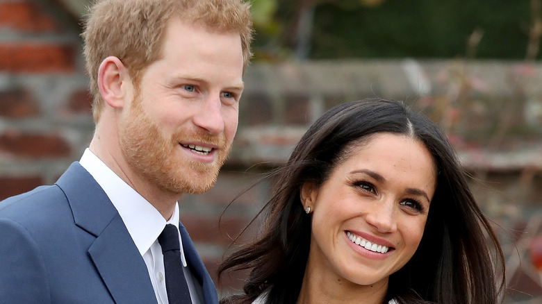 Prince Harry and Meghan Markle at a royal event