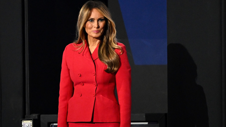 Melania Trump smiling