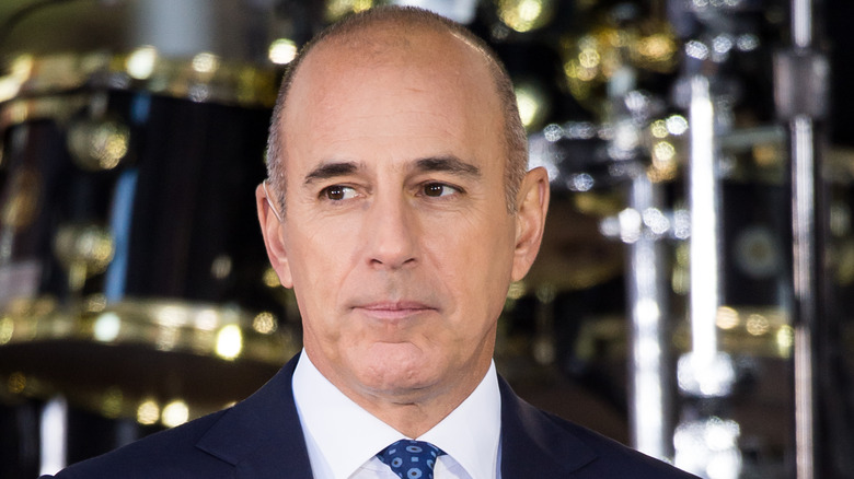 Matt Lauer looking away