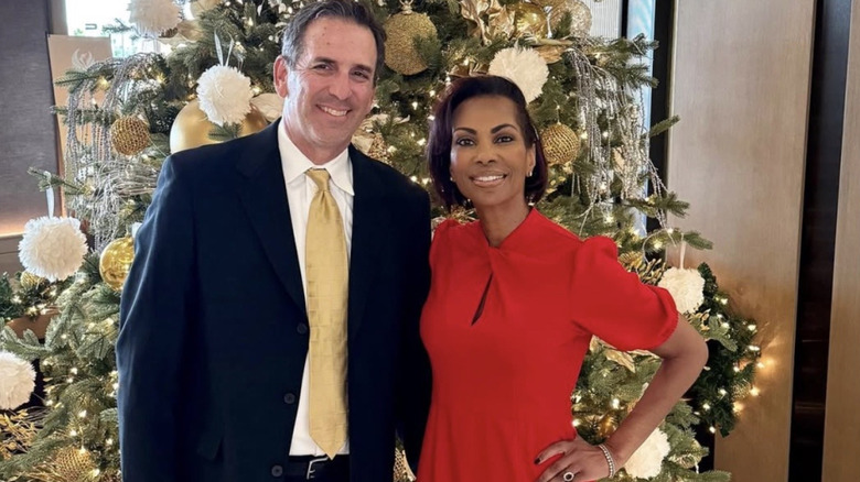 Harris Faulkner with her husband Tony Berlin