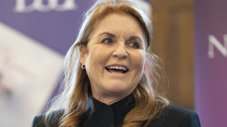 Sarah Ferguson laughing 