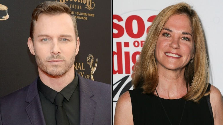 Eric Martsolf and Kassie DePaiva posing at events