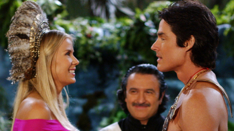 Katherine Kelly Lang and Ronn Moss acting