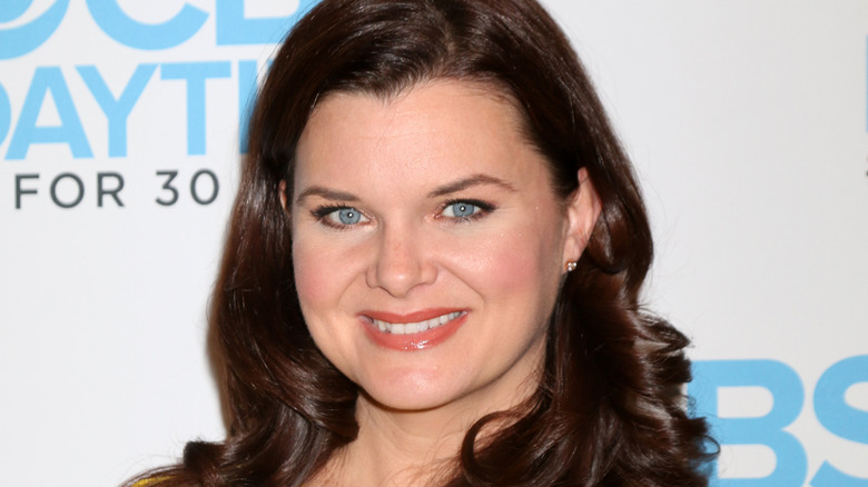 Heather Tom smiling at an event